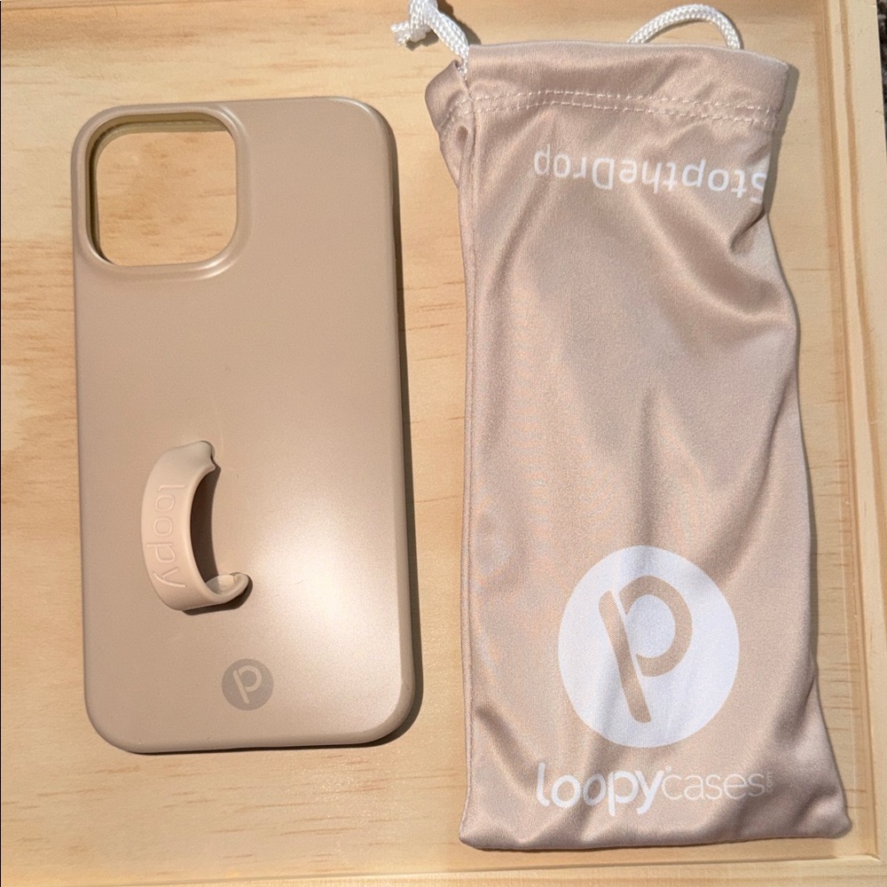 Tan iPhone 13 Promax Loopy Case